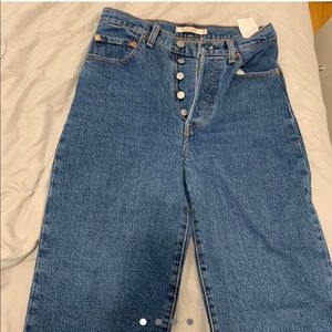 Levis Ribcage Straight Sz 27